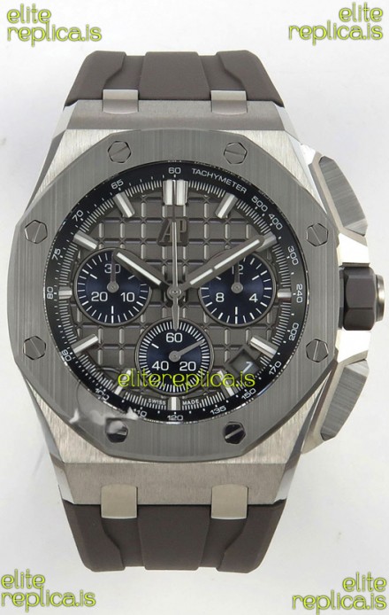 Royal Oak Offshore Chronograph 26420 Titanium Grey Dial Super Clone Watch 