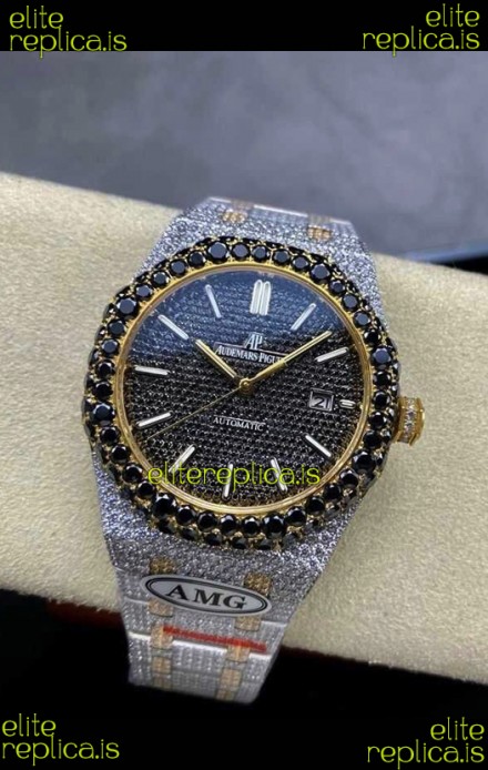 Royal Oak 15400 Iced Out Super Clone Edition 1 Super Clone Watch 