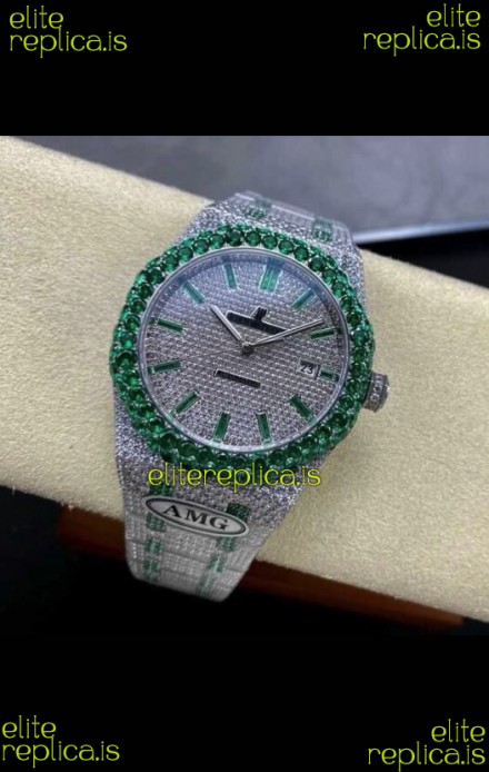 Royal Oak 15400 Iced Out Super Clone Edition 13 Super Clone Watch 