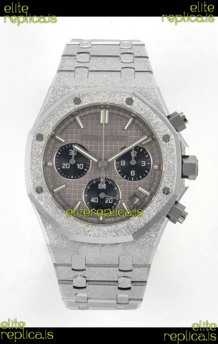Royal Oak Chronograph 26240BC Frosted Grey Dial Super Clone Watch