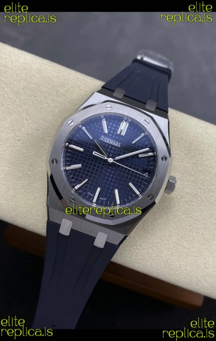 Royal Oak 15510 41mm Blue Dial Super Clone Watch 