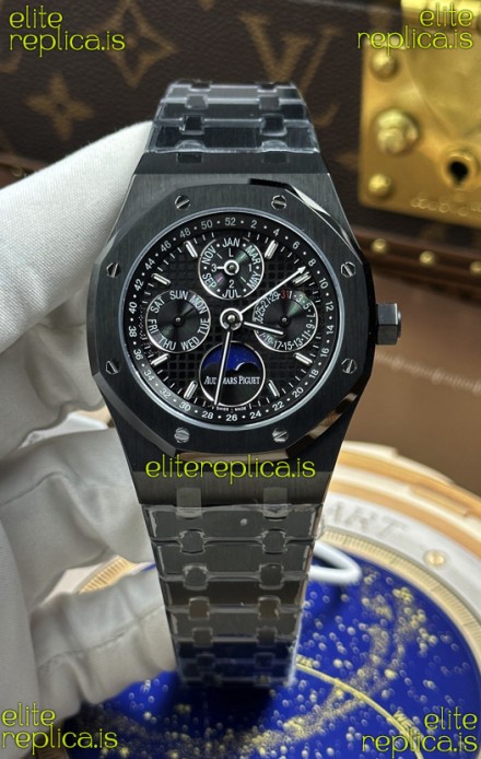 Royal Oak 26579CE Perpetual Calendar Black Ceramic Super Clone Watch 