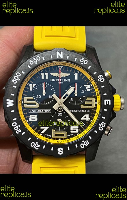 Breitling Endurance PRO 44 Yellow Strap Swiss Quartz Replica Watch