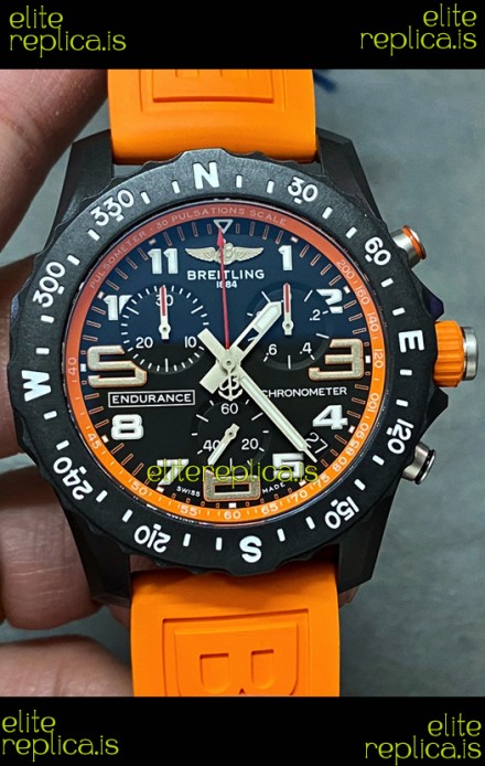 Breitling Endurance PRO 44 Orange Strap Swiss Quartz Replica Watch