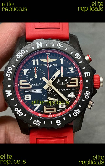Breitling Endurance PRO 44 Red Strap Swiss Quartz Replica Watch