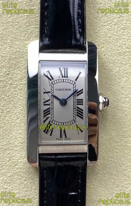Cartier Tank Americaine Swiss Quartz 19mm Steel Casing Swiss Replica Watch 
