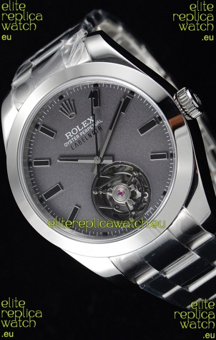 Rolex Milgauss LABELNOIR Tourbillon Swiss Replica Watch Steel Case