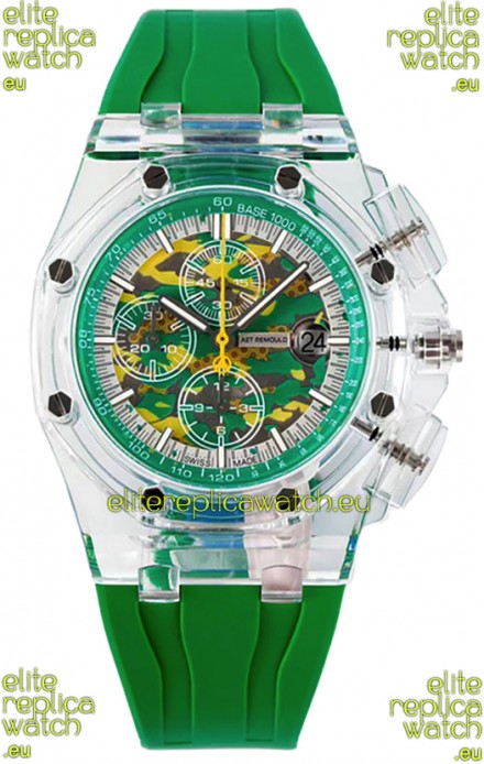 Audemars Piguet Royal Oak Offshore AET Remould CHAMELEON Sapphires Casing Swiss Replica Watch 