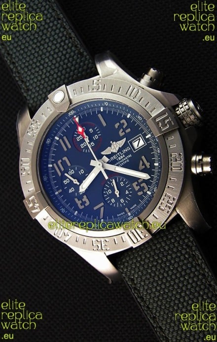 Breitling Avenger BANDIT Titanium Case Swiss Replica Watch Black Dial 1:1 Mirror Replica Watch