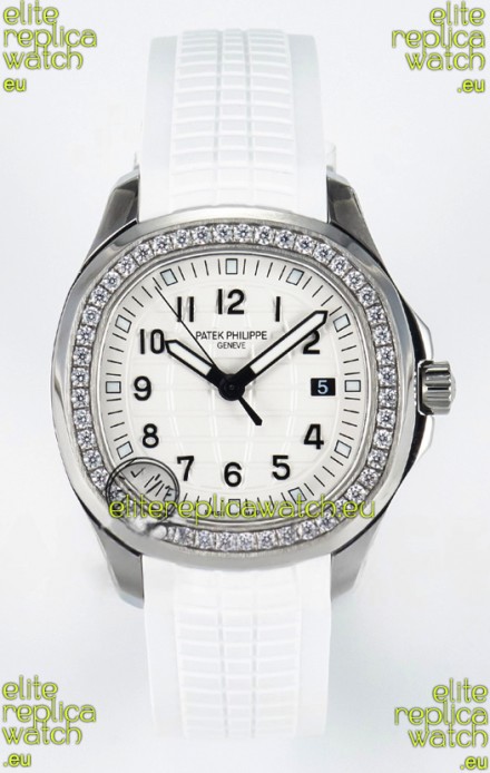 Patek Philippe Aquanaut 5267 White Dial Swiss Quartz Movement Replica Watch 