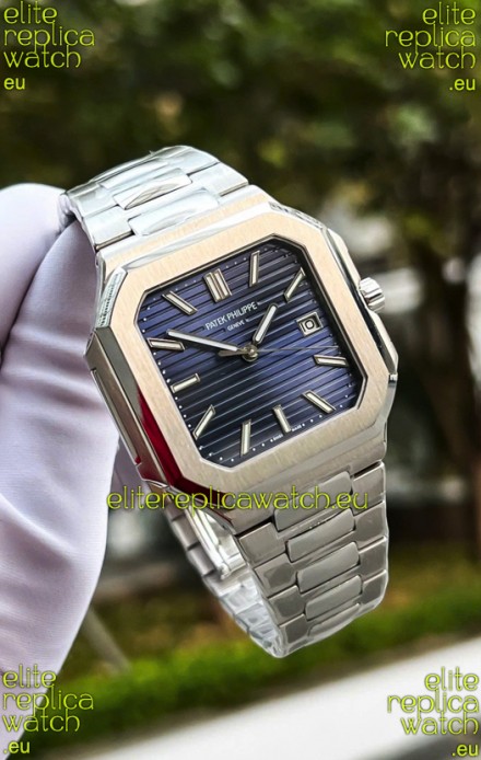 Patek Philippe Cubitus 5821 904L Steel Casing Blue Dial Swiss Replica Watch 