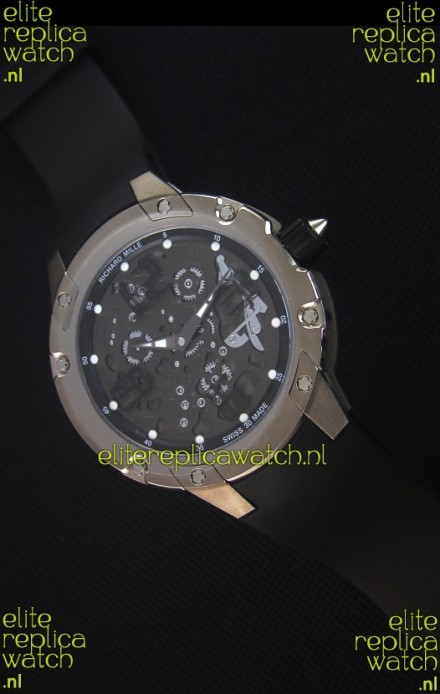 Richard Mille RM033 Extra Flat Edition Titanium Swiss Replica Watch Arabic Numerals