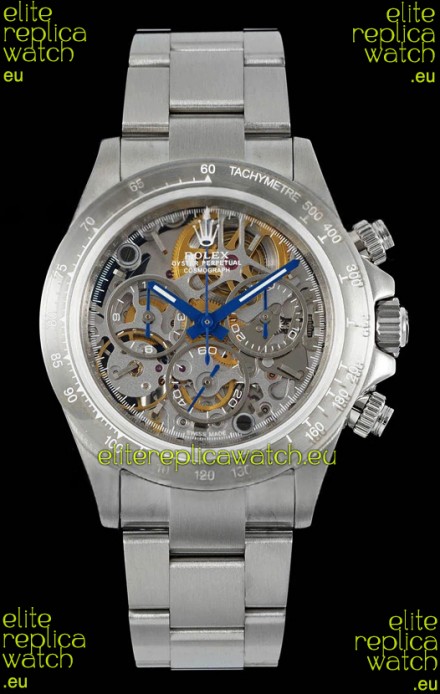 Rolex Daytona Super Clone "Artisans De Genève - Glacier" Edition Stainless Steel Watch 