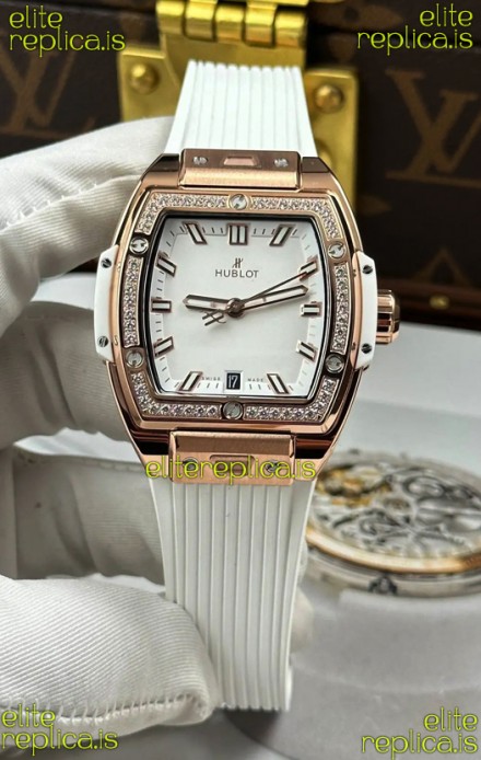 Hublot Spirit of Big Bang Rose Gold White Dial 39MM Super Clone Watch 