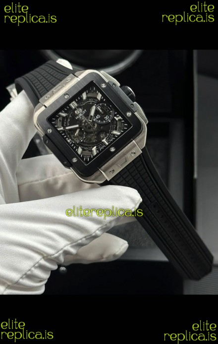 Hublot Square Bang Unico Titanium Case Super Clone Watch 