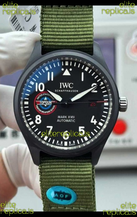 IWC PILOT'S Watch Mark XVIII Top Gun Ceramic Case Super Clone Watch 