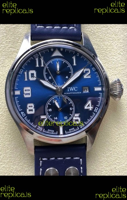 IWC PILOT'S Monopusher Le Petit Blue Dial Replica Watch 