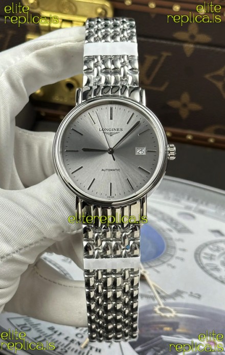 Longines Présence Automatic Steel Dial 39MM Super Clone Watch 
