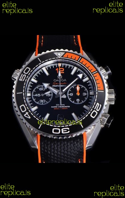 Omega Speedmaster Planet Ocean Black Dial Orange/Black Bezel Super Clone Watch 