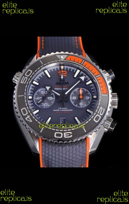 Omega Speedmaster Planet Ocean Grey Dial Orange/Grey Bezel Super Clone Watch 