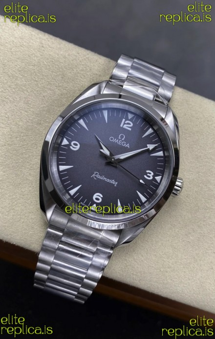 Omega Seamaster Railmaster Grey Dial Super Clone Watch 