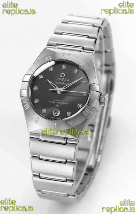 Omega Constellation 29MM Stainless Steel Grey Dial Automatic Super Clone Watch 