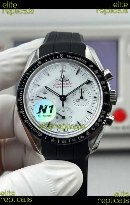 Omega Speedmaster Moonwatch Chronograph White Dial Super Clone Watch 