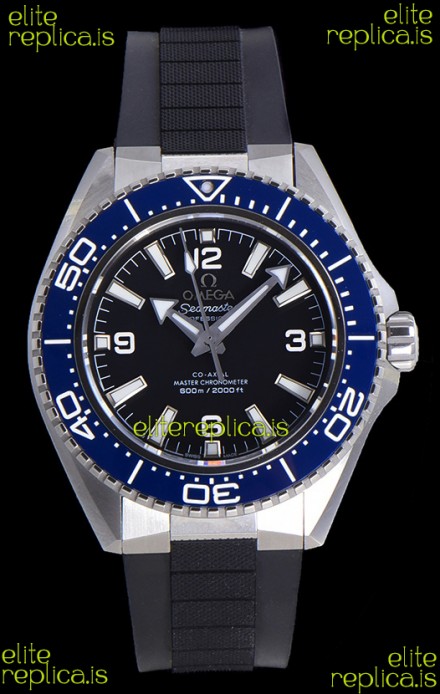 Omega Seamaster Planet Ocean Blue Bezel Rubber Strap 42MM Super Clone Watch 