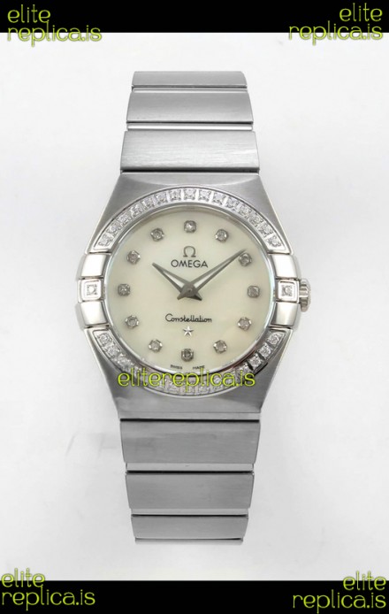 Omega Constellation 28MM Pearl Dial QUARTZ Super Clone Watch 