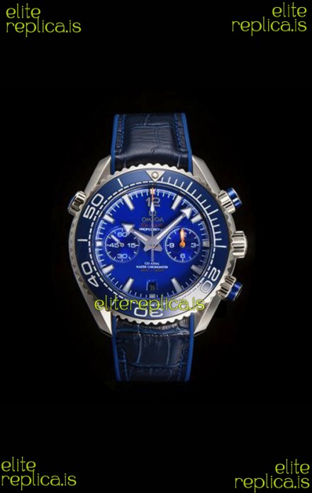Omega Speedmaster Planet Ocean Blue Dial/Bezel Super Clone Watch 