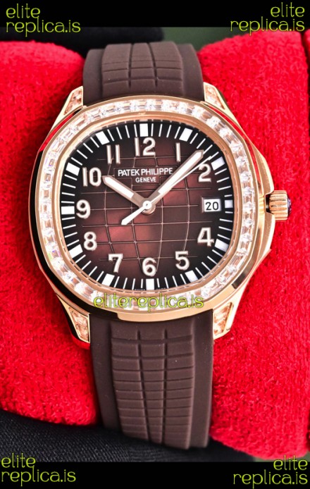 Patek Philippe Aquanaut 5167 Rose Gold Brown Dial 38.5MM Watch
