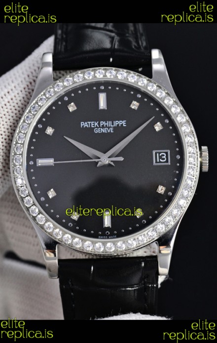 Patek Philippe Calatrava 5298 Round Diamonds Super Clone Watch 