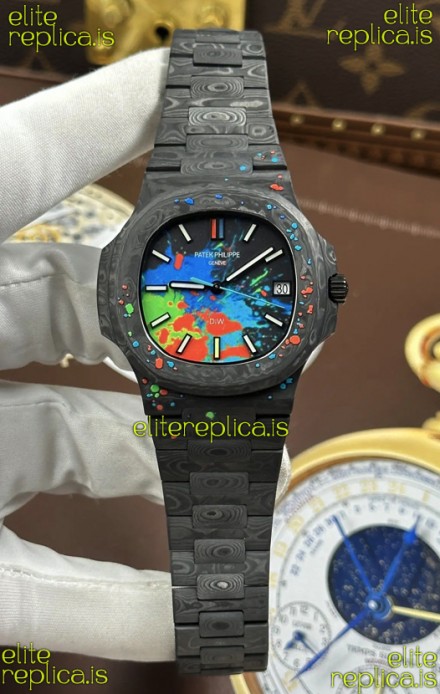 Patek Philippe Nautilus 5711 DiW Motley Carbon Super Clone Watch 