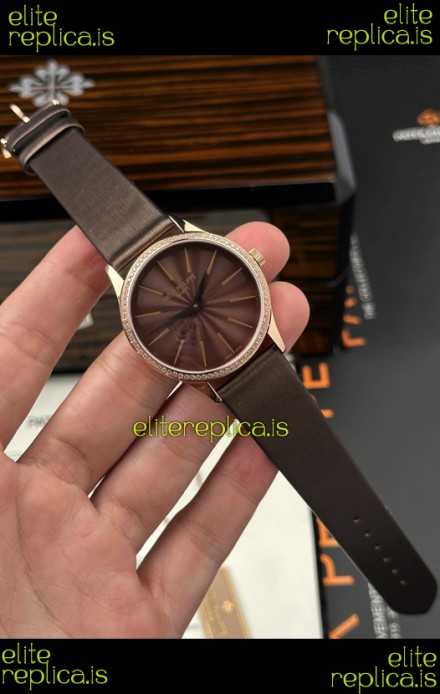 Patek Philippe Calatrava 4997 Rose Gold Brown Dial Super Clone Watch 