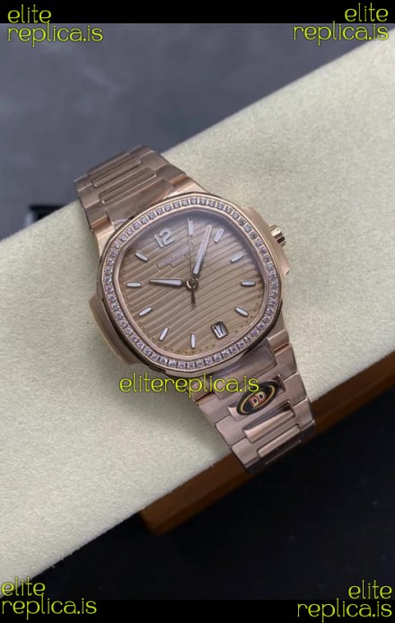 Patek Philippe Nautilus 7118 35MM Rose Gold Super Clone Watch 