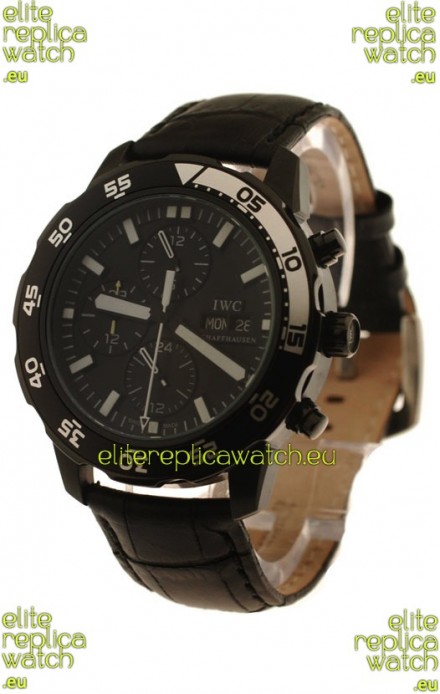 IWC Aquatimer Chronograph Japanese Replica PVD Watch