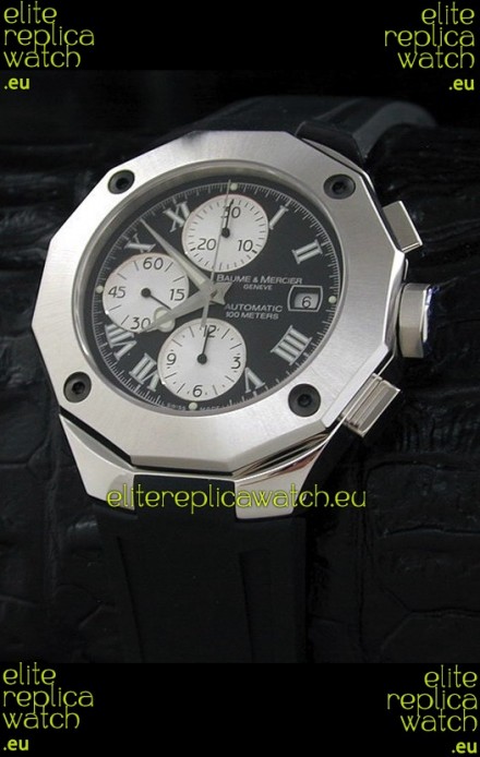 Baume & Mercier Riveria Swiss Watch in Black Dial