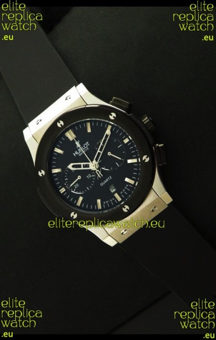Hublot Big Bang Classic Fusion Chrono Japanese Watch Ceramic Bezel