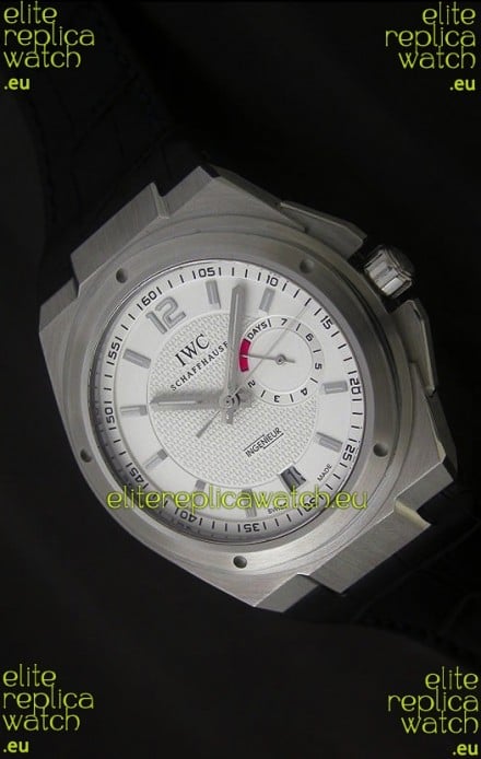 IWC Ingenieur Power Reserve Swiss Watch in White