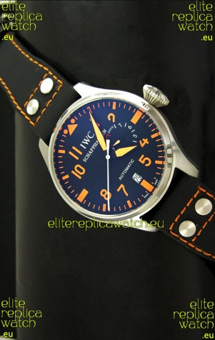 IWC Big Pilot Swiss Replica Watch in Black Dial