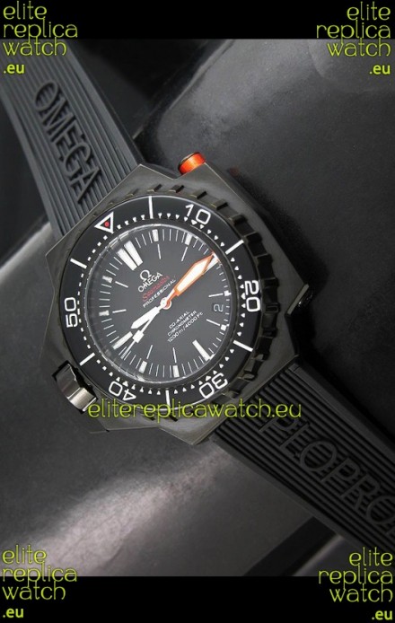 Omega Seamaster Ploprof Swiss Watch in Black Strap