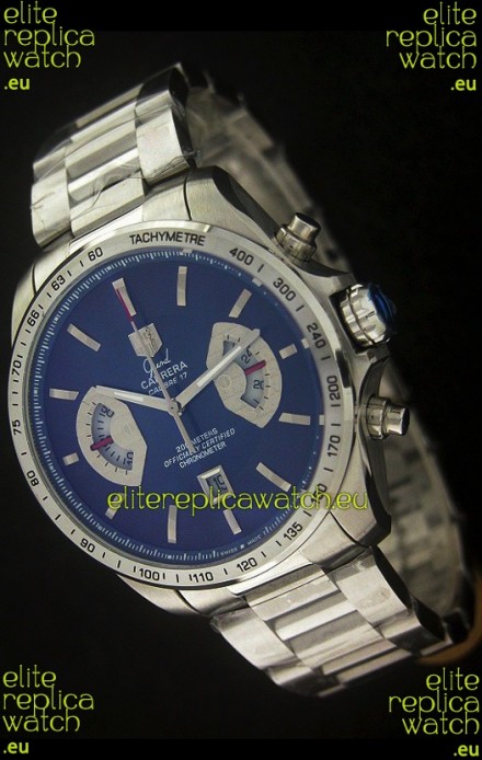 Tag Heuer Grand Carrera Calibre Japanese Watch in Black Dial
