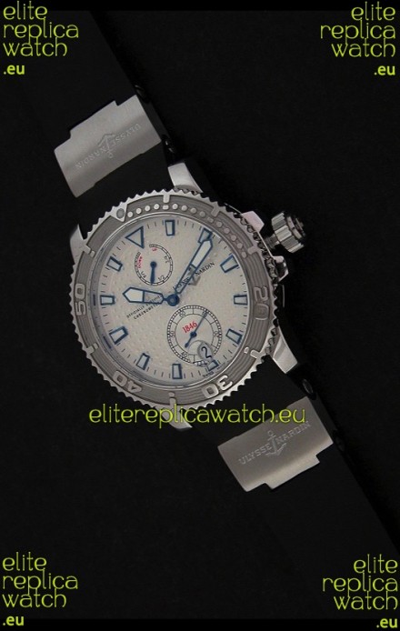 Ulysse Nardin Maxi Marine Diver Swiss Watch in White Dial