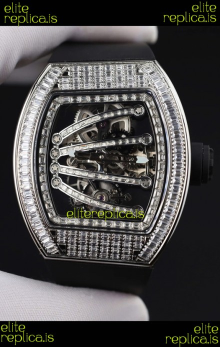 Richard Mille 59-01 Iced Out Casing Super Clone Watch 