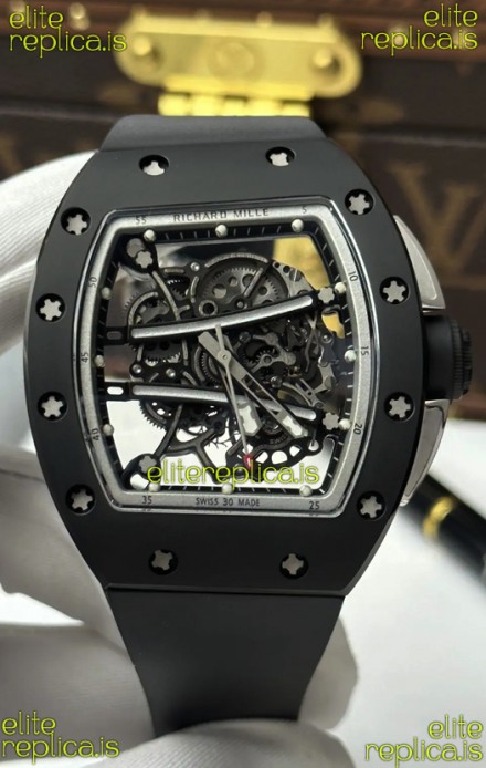 Richard Mille RM61-01 Black Ceramic FREE SPRUNG MVMNT Super Clone Watch