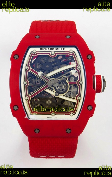 Richard Mille RM67-02 Red NTPT 37 Grams CRMA7 Clone Movement 