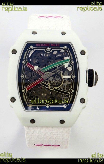 Richard Mille RM67-02 White NTPT 37 Grams CRMA7 Clone Movement 