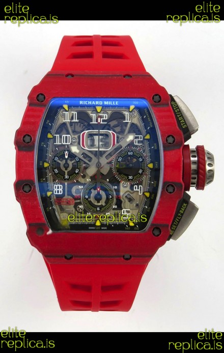 Richard Mille RM11-03 Red Carbon TPT Case Super Clone Watch 