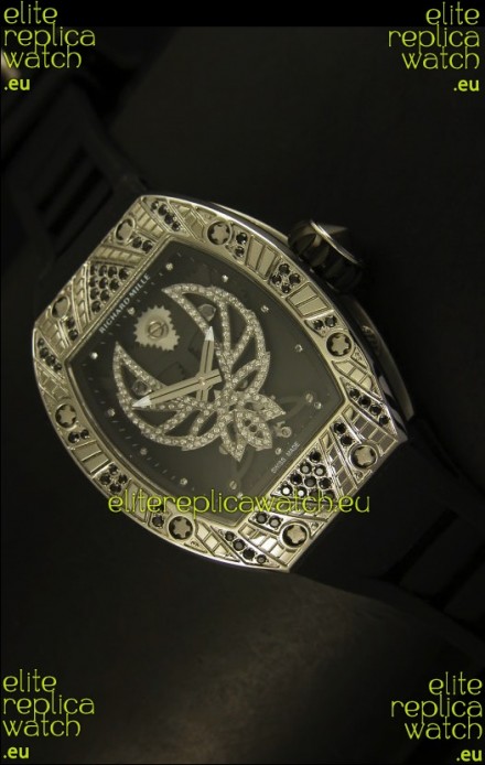 Richard Mille RM051 Tourbillon Swiss Watch in Leather Strap