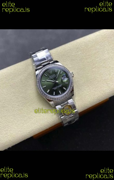 Rolex Super Clone Datejust 31MM Green Dial Oyster Super Clone Watch